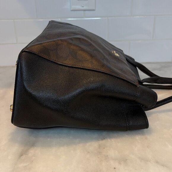 Coach Bag Purse Handbag Casey Tote In Signature Canvas Pocketbook Bag - Picture 7 of 16